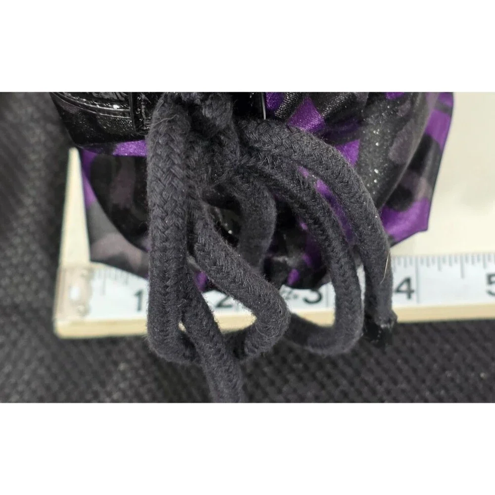 Coach Y2K Poppy Daisy Ocelot Glam Tote Purple Leopard Print Glitter Indie Sleaze - Picture 14 of 16